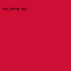 ce0e33 - Philippine Red color image preview