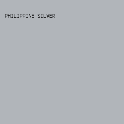 B1B5BA - Philippine Silver color image preview