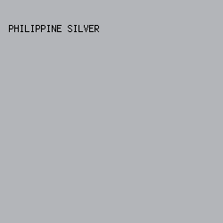 B3B5B9 - Philippine Silver color image preview