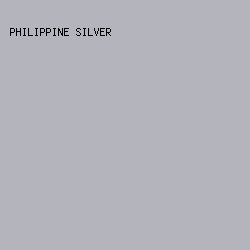 B4B4BC - Philippine Silver color image preview