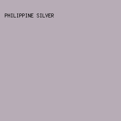 B7ACB6 - Philippine Silver color image preview