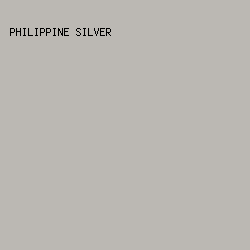 BBB8B3 - Philippine Silver color image preview