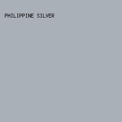 aab0b8 - Philippine Silver color image preview