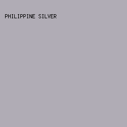 b0acb5 - Philippine Silver color image preview