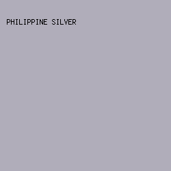 b0adba - Philippine Silver color image preview
