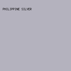 b4b2be - Philippine Silver color image preview