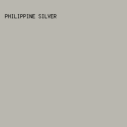 b9b7af - Philippine Silver color image preview