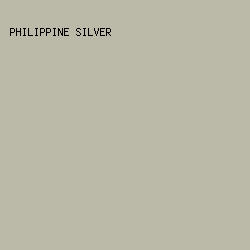 bbbaa8 - Philippine Silver color image preview