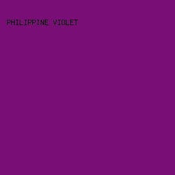 790F76 - Philippine Violet color image preview