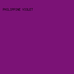 7B1276 - Philippine Violet color image preview
