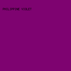 7E0370 - Philippine Violet color image preview