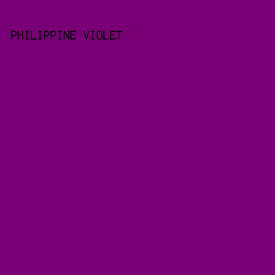7a0078 - Philippine Violet color image preview