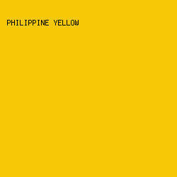 F7C806 - Philippine Yellow color image preview