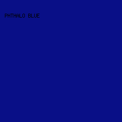 090F87 - Phthalo Blue color image preview