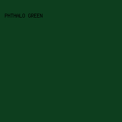 0D3E1E - Phthalo Green color image preview