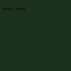 1C311D - Phthalo Green color image preview