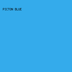 34ABEB - Picton Blue color image preview