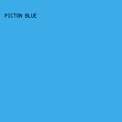3BACE7 - Picton Blue color image preview