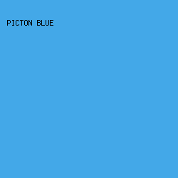 43a8e8 - Picton Blue color image preview