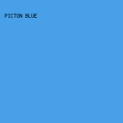 47A0E8 - Picton Blue color image preview