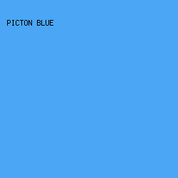 4ba6f5 - Picton Blue color image preview