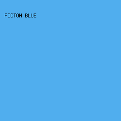 50AEEE - Picton Blue color image preview