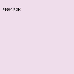 F0DDEC - Piggy Pink color image preview