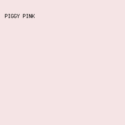 F5E4E5 - Piggy Pink color image preview