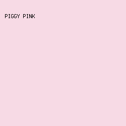 F7DAE5 - Piggy Pink color image preview