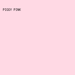 FFD9E4 - Piggy Pink color image preview