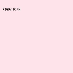 FFE3EB - Piggy Pink color image preview