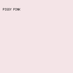 f4e4e7 - Piggy Pink color image preview