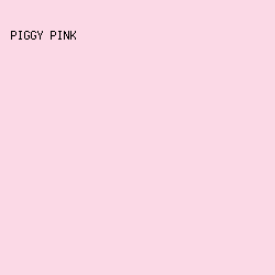 fbd9e6 - Piggy Pink color image preview