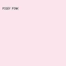 fce4ed - Piggy Pink color image preview