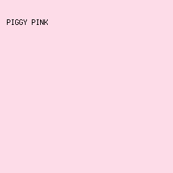 fddce8 - Piggy Pink color image preview