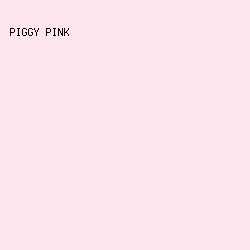 fde5ec - Piggy Pink color image preview