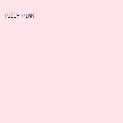 ffe4ec - Piggy Pink color image preview