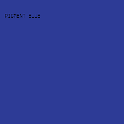 2D3B96 - Pigment Blue color image preview