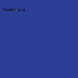 2D3E96 - Pigment Blue color image preview