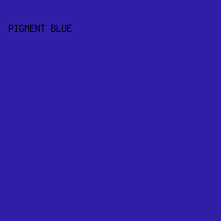 2F1FA6 - Pigment Blue color image preview