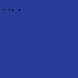 2a3c98 - Pigment Blue color image preview