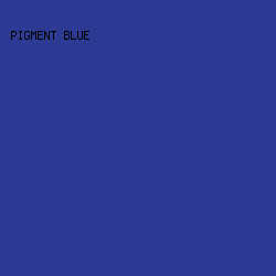 2d3a94 - Pigment Blue color image preview