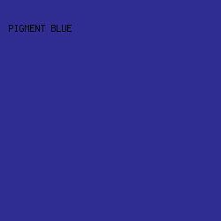 2f2d92 - Pigment Blue color image preview
