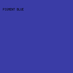3A3CA6 - Pigment Blue color image preview