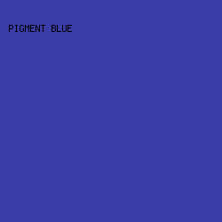 3A3CA7 - Pigment Blue color image preview