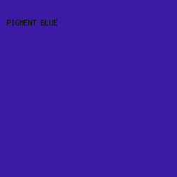 3C1AA4 - Pigment Blue color image preview
