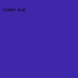 3E27A9 - Pigment Blue color image preview