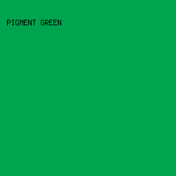 00A44E - Pigment Green color image preview