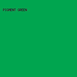 00A54F - Pigment Green color image preview