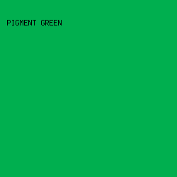00af4f - Pigment Green color image preview